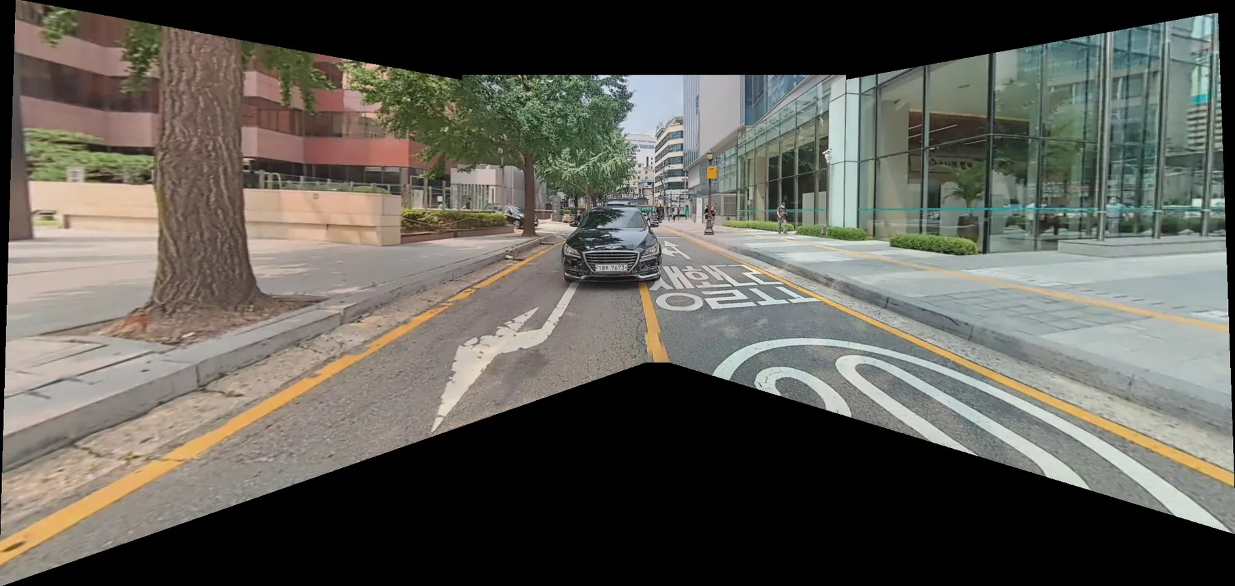 Advanced algorithm stitched output